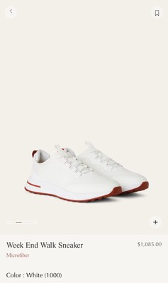 Loro Piana Sneakers Week-End Walk Evo Performance Knit Shoes Mesh Trainers 40