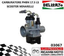 03067 CARBURATORE DELL'ORTO PHBN 17.5 LS CON ARIA MANUALE MINARELLI -