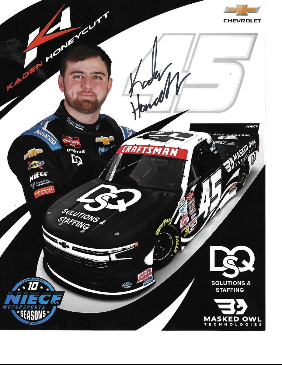 KADEN HONEYCUTT Signed 2025 CRAFTSMAN TRUCK SERIES Hero Card 8X10