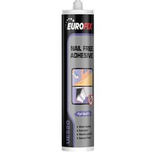 Eurofix Nail Free Adhesive 280ml Strong Grab Glue for Wood & Tiles