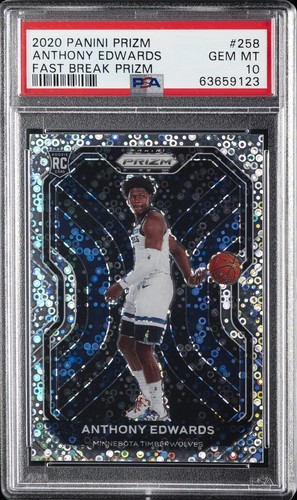 2020 Anthony Edwards [Variation Fast Break Prizm] #258