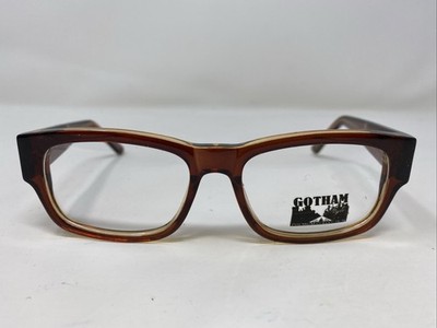 Gotham Style #200 BROWN 51-18-140 Brown Crystal Full Rim Eyeglasses Frame 219U