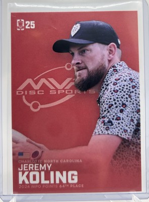 2025 DGPT Jeremy Koling Base MPO 64 - Disc Golf Card - NM/M