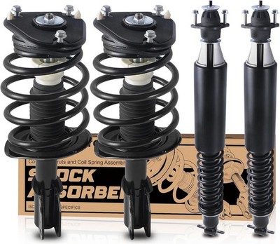 KUIPERAUTO Front + Rear Strut Shocks Assembly Compatible with 2006-2011 Buick...