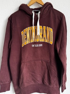 Tom Tailor Denim ''Living the Good Life'' Hoodie - Burgundy