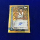 JOAN BERINGER 2025-26 TOPPS CHROME #TCAR-JB ROOKIE AUTO GOLD REFRACTOR #22/50