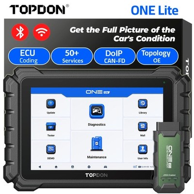 TOPDON ONE Lite Car Diagnostic Tool Bidirectional OBD2 Scanner 50+ Services 128G