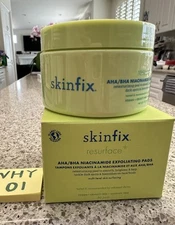 Skinfix Resurface+ AHA/BHA Niacinamide Exfoliate Pads (60 CT) FULL SZ SEALED $50