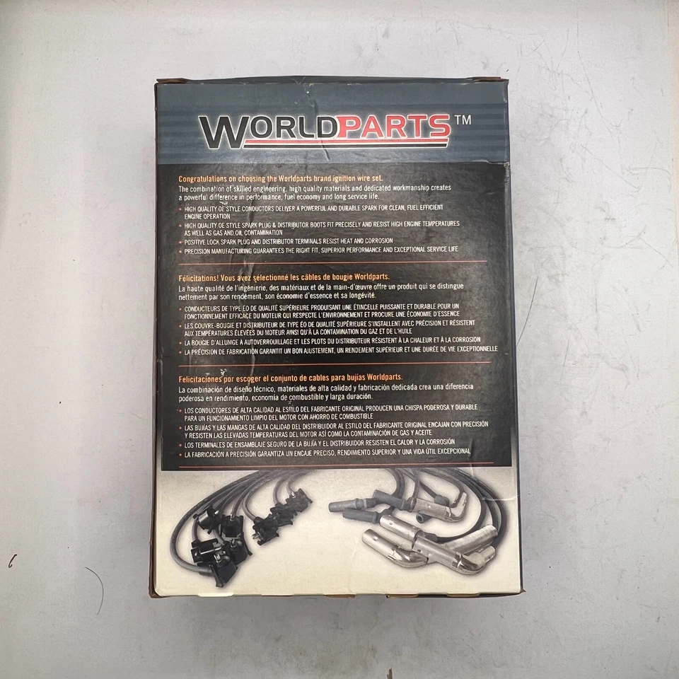 JUEGO DE CABLES DE ENCENDIDO 27507 BUJÍA WORLDPARTS WE1-227507 / WE1227507 CRDB Foto 4 de 4