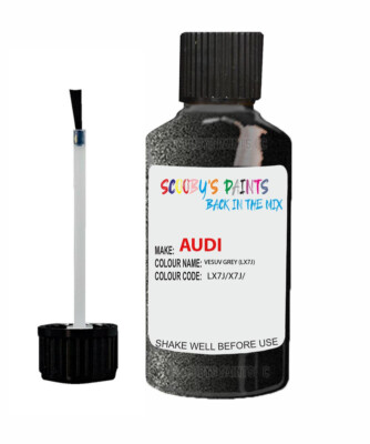 VOLKSWAGEN VW INDIUM GREY LR7H TOUCH UP PEN BOTTLE BRUSH REPAIR PAINT Chip Vw