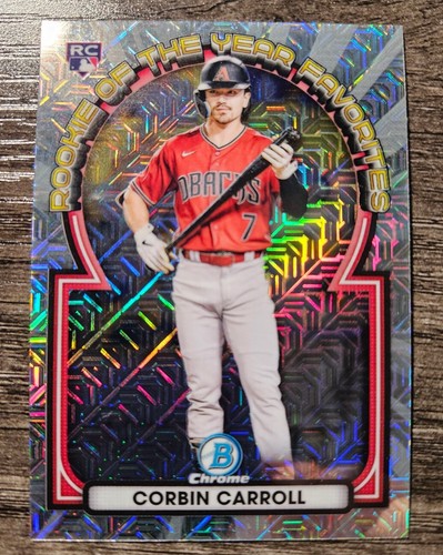 2023 Topps Big League Corbin Carroll RC Red Foil Parallel SSP. Look At Descripti - Picture 3 of 10