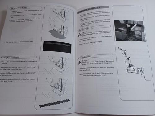 Singer 14HD0405S Manual for Serger Machine repr. - Picture 12 of 14