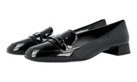 Luxus Prada Pumps Schuhe 1D2501 Schwarz Lackleder Neu 41 41,5 Uk 8