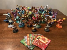 Skylander Activision Figure Lot Of 49 plus Cards