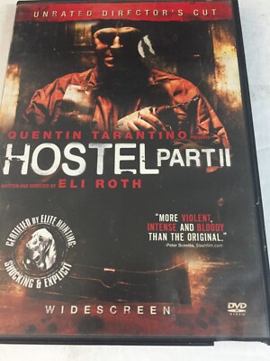 Hostel Part II Unrated Director's Cut DVD Ships  Same Day With Tracking