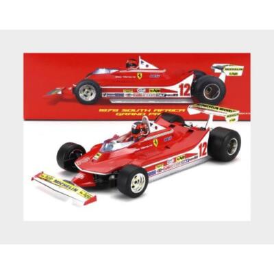 1:18 BURAGO Ferrari F1 312T4 #12 Winner South Africa 1979 Villeneuve  BU16814V Mo
