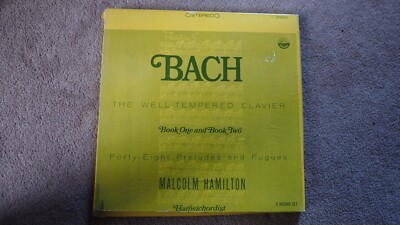 33 RPM - Bach: The Well-Tempered Clavier - 48 Preludes and Fugues (6 records)