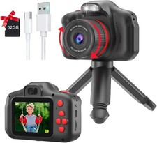 Kids Camera, Pinguma Kids Camera with Tripod,1080P HD 2.4 Inch Screen Digital Ca