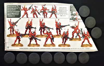10 ELDAR GUARDIANS TROOPS WARHAMMER 40,000 CRAFTWORLD AELDARI SQUAD 40K