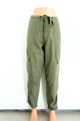 Zara Basic Denim NEW Military Green Cargo Women denim Jeans Size 34 EU XS | eBay
