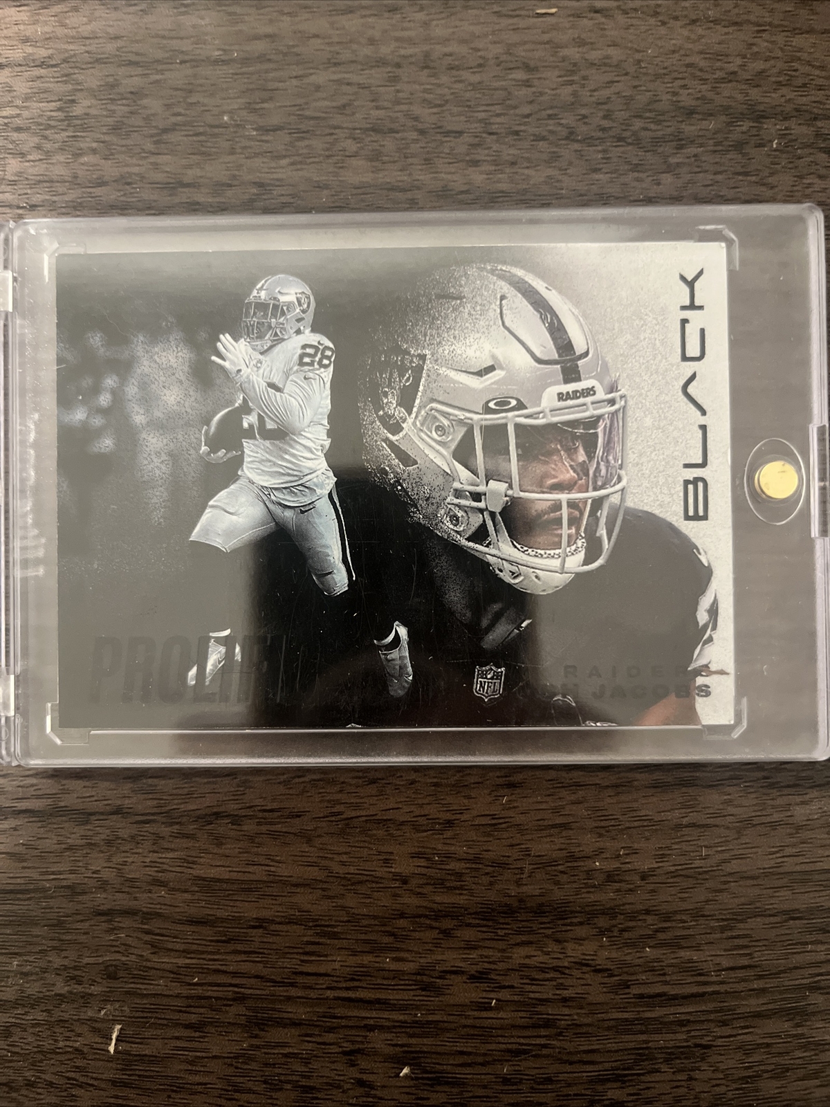 2023 Panini Black Josh Jacobs #6 SSP Prolific Las Vegas Raiders Case Hit