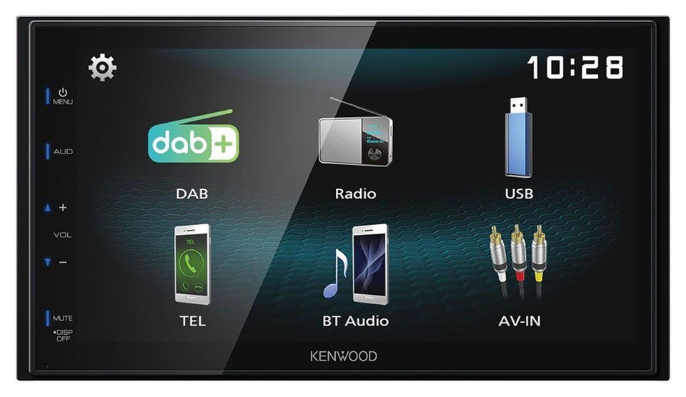 Kenwood Bluetooth 2DIN USB DAB MP3 Autoradio für Dodge Durango Jeep