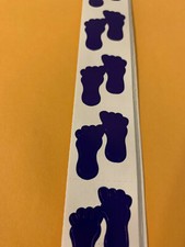 Feet Foot Prints - 100 Tanning Stickers - Scrapbooking Stickers