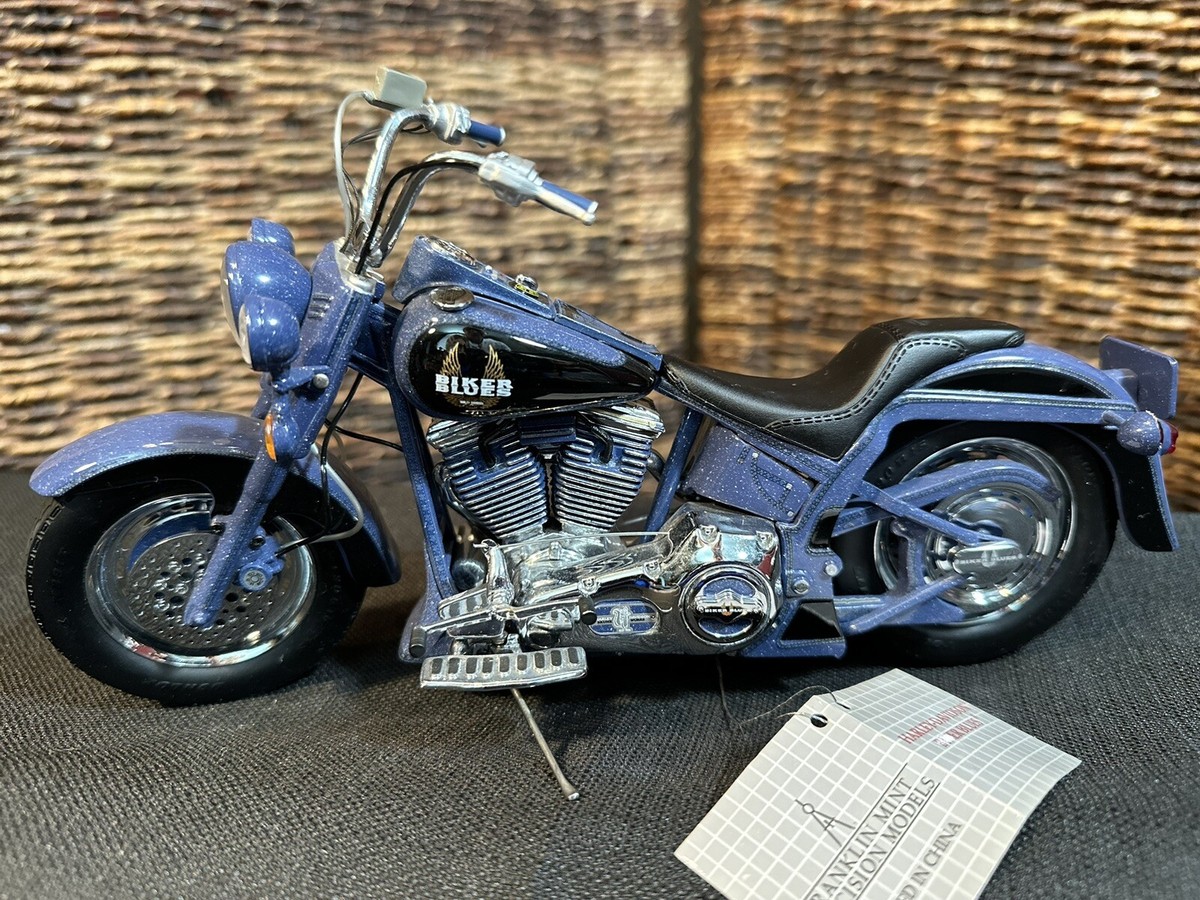 FRANKLIN MINT ( B11XE71 ) HARLEY DAVIDSON BIKER BLUES 1/10