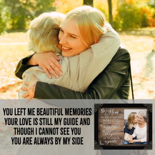 4x6 Picture Frame You Left Me Beautiful Memory Photo Plaque In Memory Of Mother - Picture 7 of 7