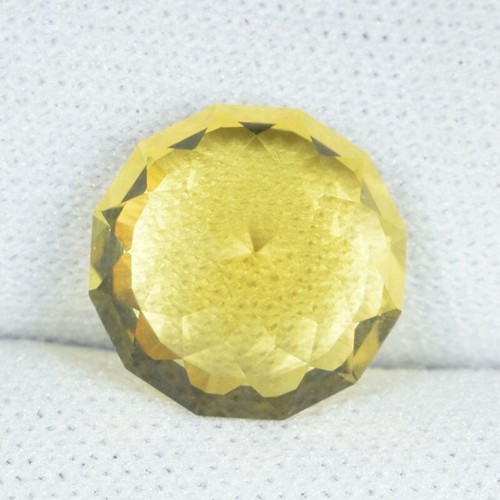 3.62 ct BEST SPARKLING NICE YELLOW NATURAL YELLOW BERYL AAA Round Cut See Vdo JU - Picture 2 of 2