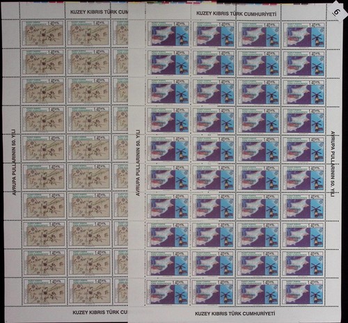 MG 40X NORTHERN CYPRUS 2006 - MNH - CEPT - SPACE, MAP