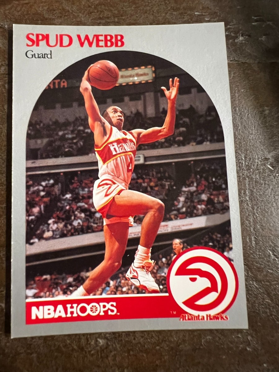 1990 NBA Hoops NBA Basketball Card #35 Spud Webb, Hawks (J1