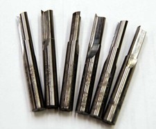 6 Pcs. Atrax 5/16" 2FLT Straight Flute End Cutting Carbide RHC CNC Router Bits