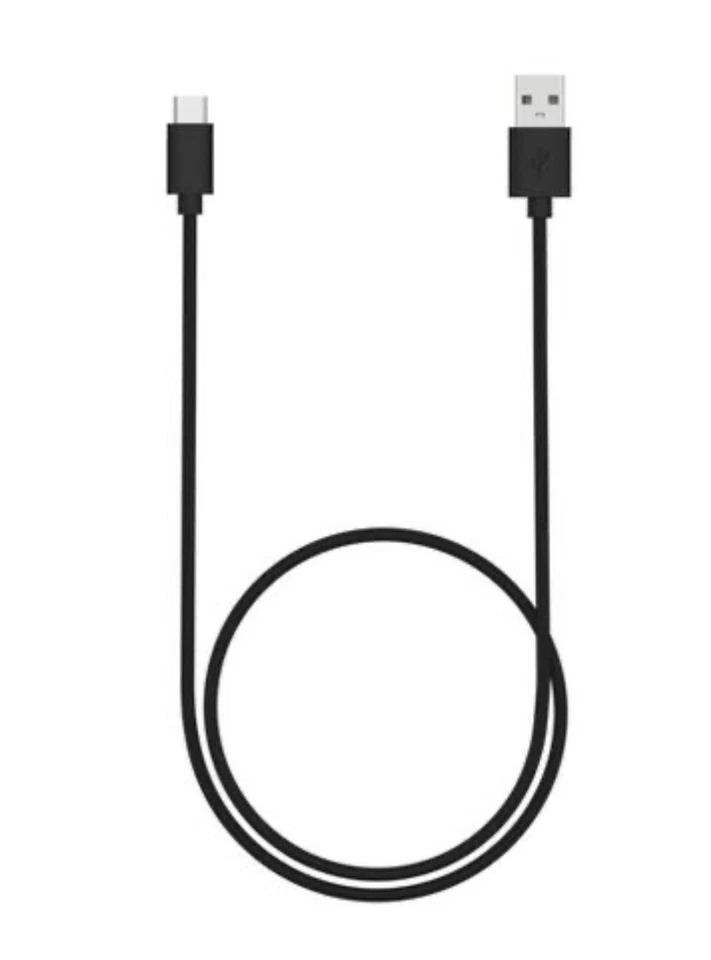 Cable Cargador Tipo-C a USB-A Negro (¡4 PIES DE LARGO!!) Foto 2 de 4