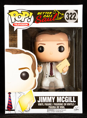 Funko Pop! Television Jimmy McGill #322 w/ Protector Better Call