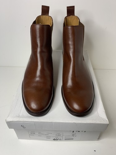 Stivali chelsea Amberone da uomo marroni eleganti alla caviglia abbronzati UK8 EU40,5 US10 - Foto 2 di 9