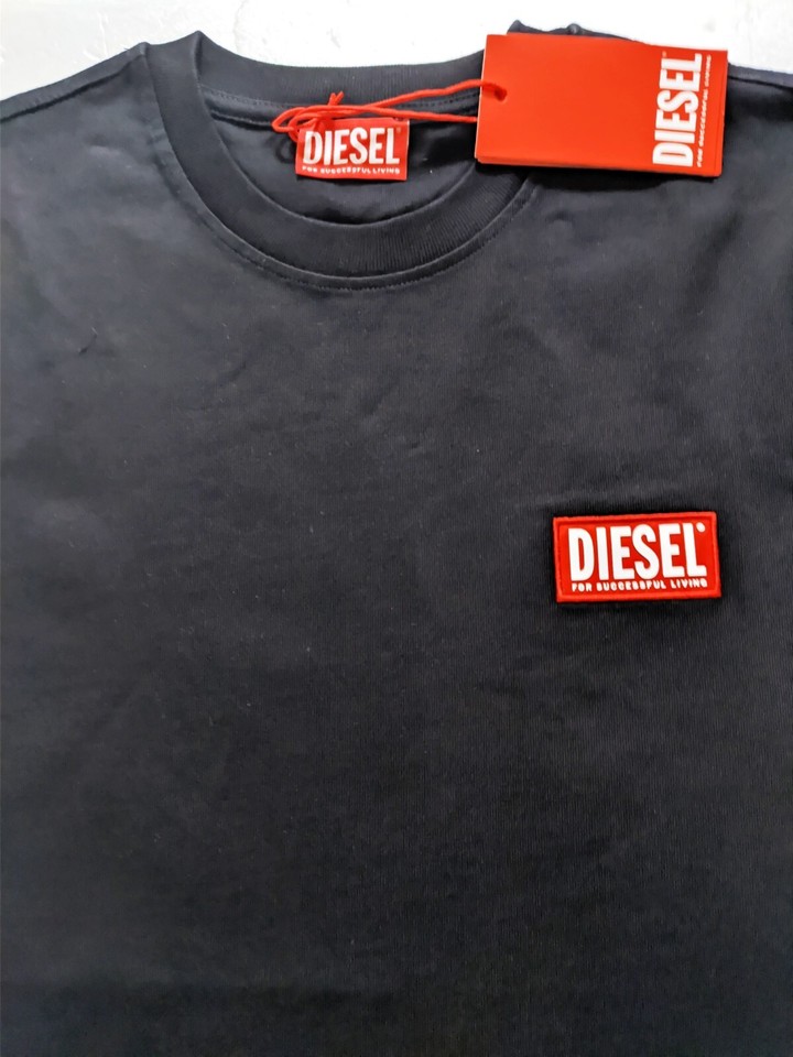 DIESEL MENS GRAY COTTON TSHIRT SIZE XL eBay