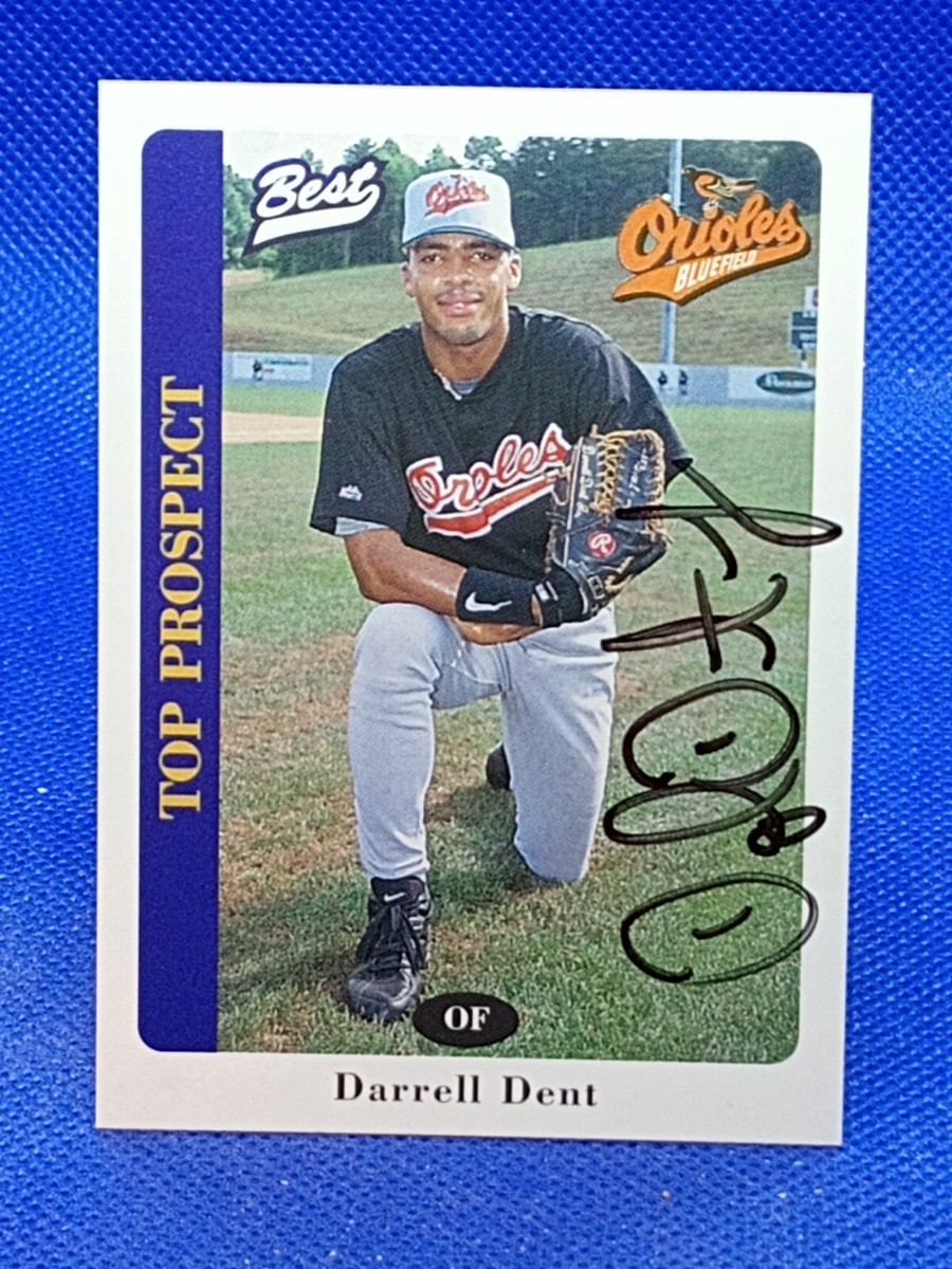 AUTOGRAPH AUTO 1996 Best Bluefield Orioles #3 Darrell Dent | eBay
