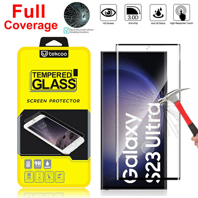 Samsung Galaxy A13 A14 A23 A54 S23 5G Tempered Glass Screen Protector Full Cover