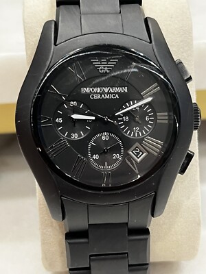 Emporio Armani  Ceramica AR1400 Wrist Watch for Men Black