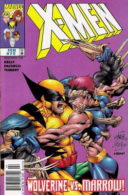 X-Men (2nd Series) #72 (Newsstand) VF; Marvel | Joe Kelly Wolverine vs Marrow -