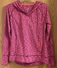 Tangerine Womens Activewear Long Sleeve Hoodie Pullover Shirt size M RN 83814
