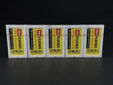 50 Feather Shaving Razor  Blades Stainless Double Edge Original Made in Japan