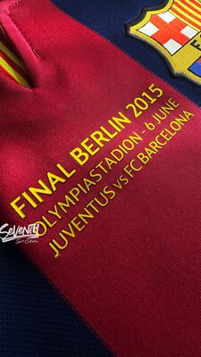 Barcelona Final Berlin 2015 Shirt Pique Long Sleeve