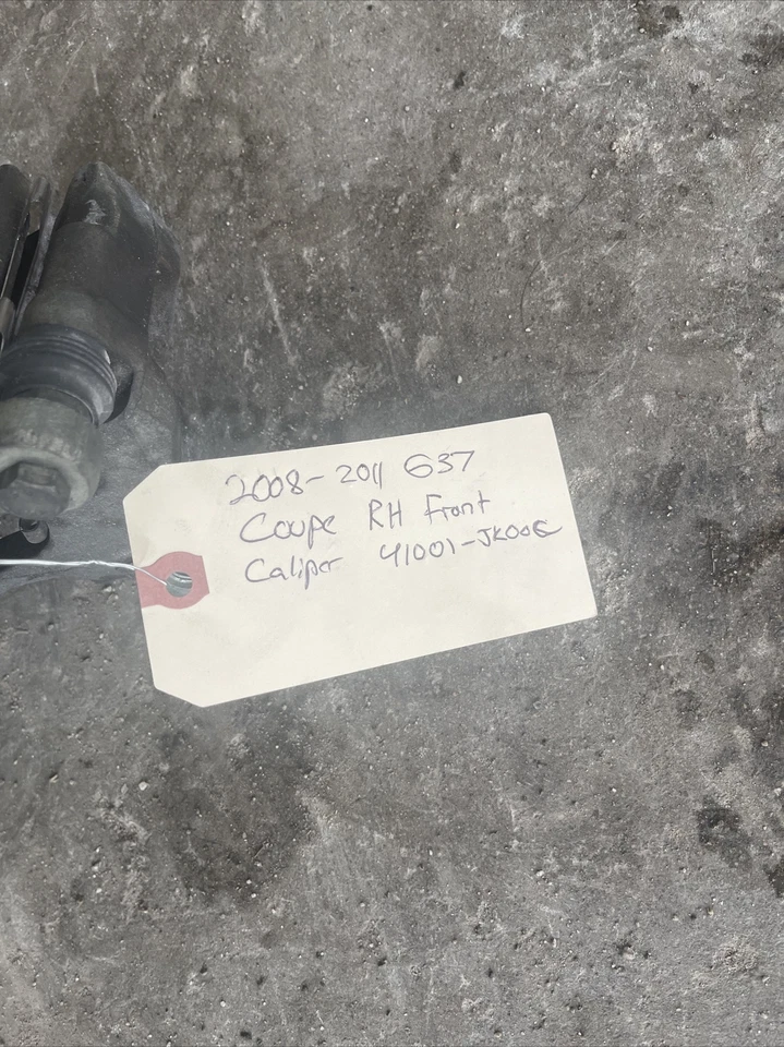 08-11 G37 Coupe Front Right Brake Caliper 41001JK00C - Image 2 of 4