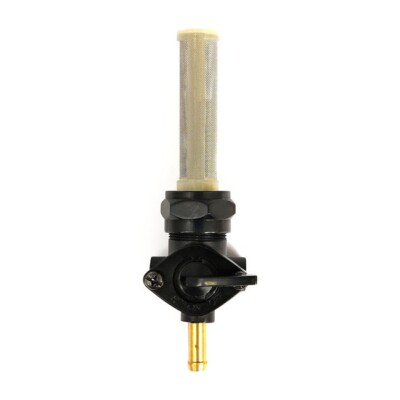 Motorcycle Storehouse PETCOCK, LATE OEM STYLE, DOWN OUTLET 1/4''  Black BC42242