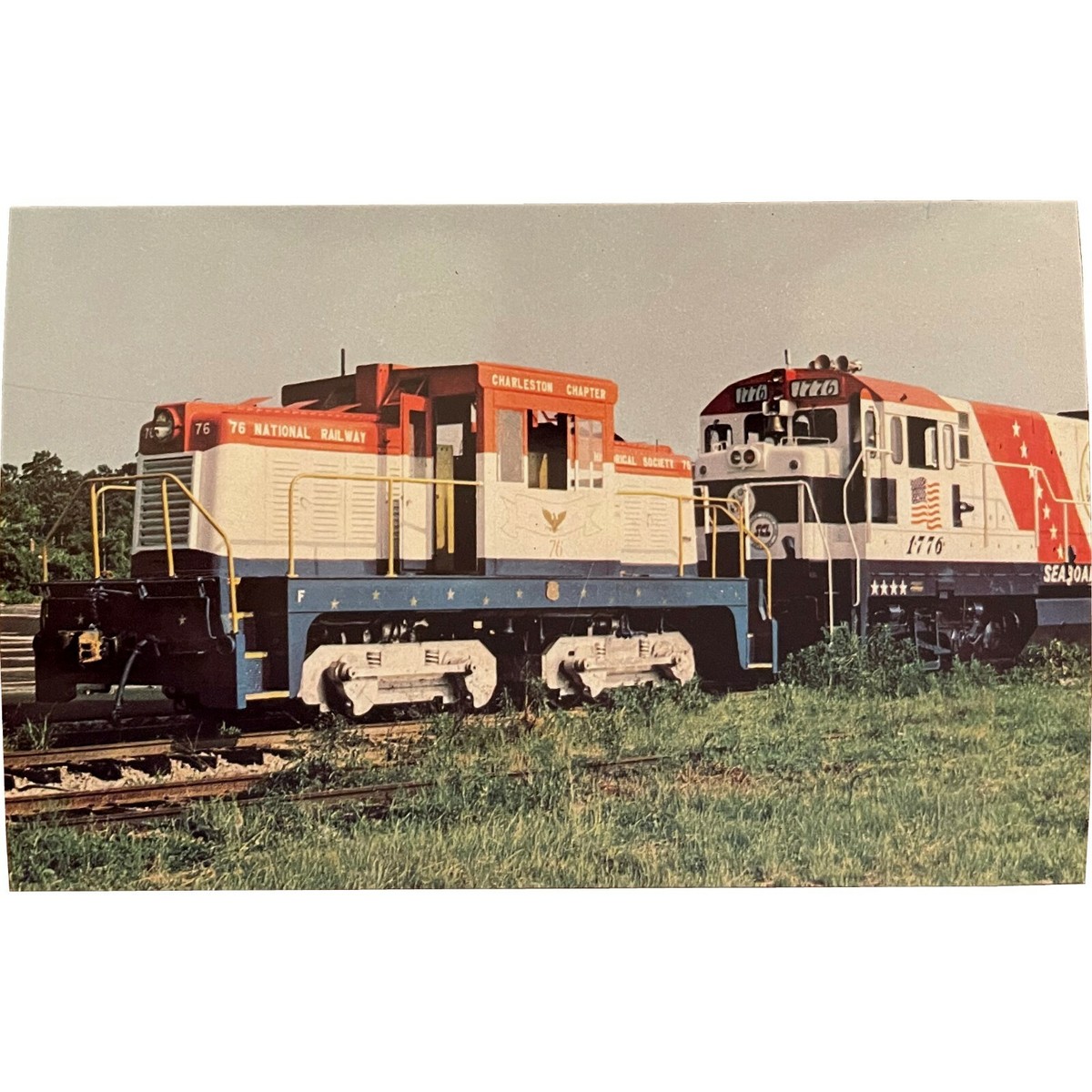 Postcard Locomotive, Seaboard Coastline Number 1776 | eBay