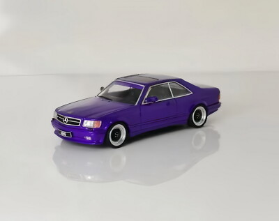 RM 1/64 Scale Mercedes-Benz 560 SEC AMG Purple Diecast Car Model