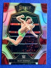 Matt Riddle 2023 Panini Select WWE PREMIER LEVEL SILVER PRIZM PARALLEL #179