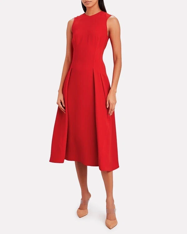 Victoria Beckham Red Dress UK Size 10 eBay